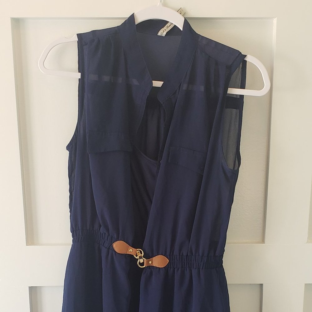 Navy Dress RNB